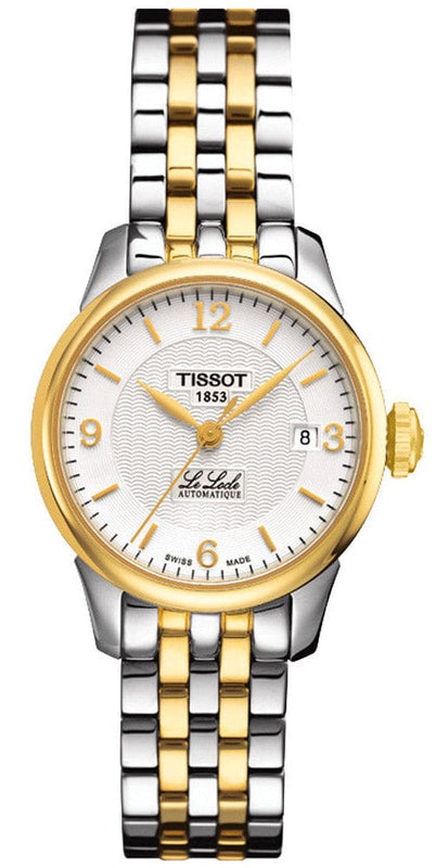 Buy Shop Tissot Le Locle Automatic Small Lady White Dial Two Tone Steel Strap Watch For Women - T41.2.183.34 USA Online