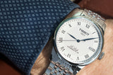 Buy Shop Tissot Le Locle Powermatic 80 Silver Dal Silver Steel Strap Watch For Men - T006.407.11.033.00 USA Online