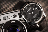 Buy Shop Tissot Le Locle Powermatic 80 Black Dial Black Leather Strap Watch For Men - T006.407.16.053.00 USA Online