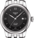 Buy Shop Tissot Le Locle Automatic Lady Black Dial Silver Steel Strap Watch For Women - T006.207.11.058.00 USA Online
