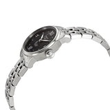 Buy Shop Tissot Le Locle Automatic Lady Black Dial Silver Steel Strap Watch For Women - T41.1.183.56 USA Online