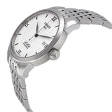 Buy Shop Tissot Le Locle Double Happiness Automatic Silver Dial Silver Steel Strap Watch For Men - T41.1.833.50 USA Online