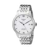 Buy Shop Tissot Le Locle Double Happiness Automatic Silver Dial Silver Steel Strap Watch For Men - T41.1.833.50 USA Online