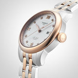 Buy Shop Tissot Le Locle Lady Automatic Diamonds Silver Dial Two Tone Steel Strap Watch For Women - T006.207.22.036.00 USA Online