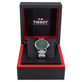 Buy Shop Tissot Le Locle Powermatic 80 Automatic Green Dial Silver Steel Strap Watch for Men - T006.407.11.093.00 USA Online