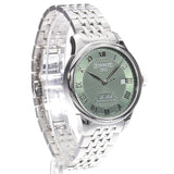 Buy Shop Tissot Le Locle Powermatic 80 Automatic Green Dial Silver Steel Strap Watch for Men - T006.407.11.093.00 USA Online