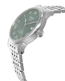 Buy Shop Tissot Le Locle Powermatic 80 Automatic Green Dial Silver Steel Strap Watch for Men - T006.407.11.093.00 USA Online