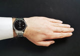 Buy Shop Tissot Le Locle Powermatic 80 Black Dial Silver Steel Strap Watch For Men - T006.407.11.052.00 USA Online