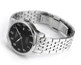Buy Shop Tissot Le Locle Powermatic 80 Black Dial Silver Steel Strap Watch For Men - T006.407.11.052.00 USA Online
