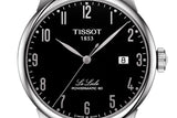 Buy Shop Tissot Le Locle Powermatic 80 Black Dial Silver Steel Strap Watch For Men - T006.407.11.052.00 USA Online