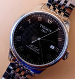 Buy Shop Tissot Le Locle Powermatic 80 Black Dial Silver Steel Strap Watch For Men - T006.407.11.053.00 USA Online