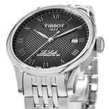 Buy Shop Tissot Le Locle Powermatic 80 Black Dial Silver Steel Strap Watch For Men - T006.407.11.053.00 USA Online
