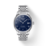 Buy Shop Tissot Le Locle Powermatic 80 Blue Dial Silver Steel Strap Watch For Men - T006.407.11.043.00 USA Online