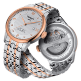 Buy Shop Tissot Le Locle Powermatic 80 Diamonds Silver Dial Two Tone Steel Strap Watch For Men - T006.407.22.036.01 USA Online