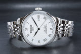 Buy Shop Tissot Le Locle Powermatic 80 Silver Dal Silver Steel Strap Watch For Men - T006.407.11.033.00 USA Online