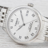 Buy Shop Tissot Le Locle Powermatic 80 Silver Dal Silver Steel Strap Watch For Men - T006.407.11.033.00 USA Online