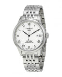 Buy Shop Tissot Le Locle Powermatic 80 Silver Dal Silver Steel Strap Watch For Men - T006.407.11.033.00 USA Online