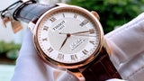 Buy Shop Tissot Le Locle Powermatic 80 Silver Dial Brown Leather Strap Watch For Men - T006.407.36.033.00 USA Online