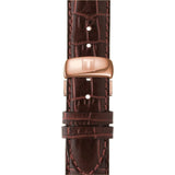 Buy Shop Tissot Le Locle Powermatic 80 Silver Dial Brown Leather Strap Watch For Men - T006.407.36.033.00 USA Online