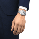 Buy Shop Tissot Le Locle Powermatic 80 Silver Dial Silver Steel Strap Watch for Men - T006.407.11.033.03 USA Online