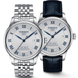 Buy Shop Tissot Le Locle Powermatic 80 Silver Dial Silver Steel Strap Watch for Men - T006.407.11.033.03 USA Online