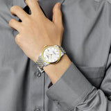 Buy Shop Tissot Le Locle Powermatic 80 Silver Dial Two Tone Steel Strap Watch For Men - T006.407.22.033.01 USA Online