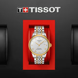 Buy Shop Tissot Le Locle Powermatic 80 Silver Dial Two Tone Steel Strap Watch For Men - T006.407.22.033.01 USA Online