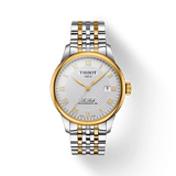 Buy Shop Tissot Le Locle Powermatic 80 Silver Dial Two Tone Steel Strap Watch For Men - T006.407.22.033.01 USA Online
