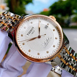 Buy Shop Tissot Le Locle Powermatic 80 Silver Dial Two Tone Steel Strap Watch For Men - T006.407.22.036.01 USA Online