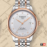 Buy Shop Tissot Le Locle Powermatic 80 Silver Dial Two Tone Steel Strap Watch For Men - T006.407.22.036.01 USA Online
