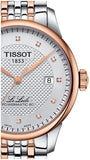 Buy Shop Tissot Le Locle Powermatic 80 Silver Dial Two Tone Steel Strap Watch For Men - T006.407.22.036.01 USA Online