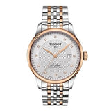 Buy Shop Tissot Le Locle Powermatic 80 Silver Dial Two Tone Steel Strap Watch For Men - T006.407.22.036.01 USA Online