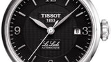 Buy Shop Tissot Le Locle Small Automatic Black Dial Silver Steel Strap Watch For Women - T41.1.183.54 USA Online