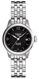 Buy Shop Tissot Le Locle Small Automatic Black Dial Silver Steel Strap Watch For Women - T41.1.183.54 USA Online