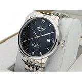 Buy Shop Tissot Le Locle Automatic Black Dial Silver Steel Strap Watch For Men - T006.408.11.057.00 USA Online