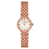 Buy Shop Tissot Lovely Mother of Pearl Dial Rose Gold Steel Strap Watch for Women - T140.009.33.111.00 USA Online
