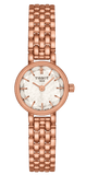 Buy Shop Tissot Lovely Mother of Pearl Dial Rose Gold Steel Strap Watch for Women - T140.009.33.111.00 USA Online