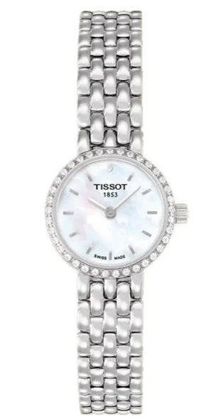Buy Shop Tissot Lovely Mother of Pearl Dial Silver Steel Strap Watch For Women - T058.009.61.116.00 USA Online