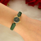 Buy Shop Tissot Lovely Round Green Mother of Pearl Dial Green Leather Strap Watch for Women - T140.009.36.091.00 USA Online