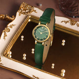 Buy Shop Tissot Lovely Round Green Mother of Pearl Dial Green Leather Strap Watch for Women - T140.009.36.091.00 USA Online