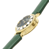 Buy Shop Tissot Lovely Round Green Mother of Pearl Dial Green Leather Strap Watch for Women - T140.009.36.091.00 USA Online