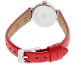 Buy Shop Tissot Lovely Round Mother of Pearl Dial Red Leather Strap Watch for Women - T140.009.16.111.00 USA Online