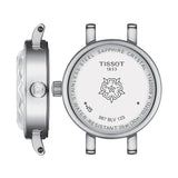 Buy Shop Tissot Lovely Round Mother of Pearl Dial Red Leather Strap Watch for Women - T140.009.16.111.00 USA Online
