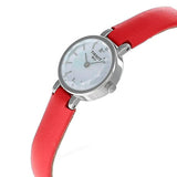 Buy Shop Tissot Lovely Round Mother of Pearl Dial Red Leather Strap Watch for Women - T140.009.16.111.00 USA Online