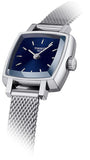 Buy Shop Tissot Lovely Square Blue Dial Silver Mesh Bracelet Watch For Women - T058.109.11.041.00 USA Online