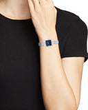 Buy Shop Tissot Lovely Square Blue Dial Silver Mesh Bracelet Watch For Women - T058.109.11.041.00 USA Online