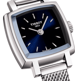 Buy Shop Tissot Lovely Square Blue Dial Silver Mesh Bracelet Watch For Women - T058.109.11.041.00 USA Online
