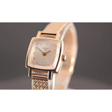 Buy Shop Tissot Lovely Square Lady Quartz Rose Gold Dial Rose Gold Mesh Bracelet Watch For Women - T058.109.33.456.00 USA Online