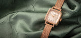 Buy Shop Tissot Lovely Square Lady Quartz Rose Gold Dial Rose Gold Mesh Bracelet Watch For Women - T058.109.33.456.00 USA Online