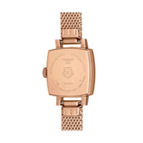 Buy Shop Tissot Lovely Square Lady Quartz Rose Gold Dial Rose Gold Mesh Bracelet Watch For Women - T058.109.33.456.00 USA Online